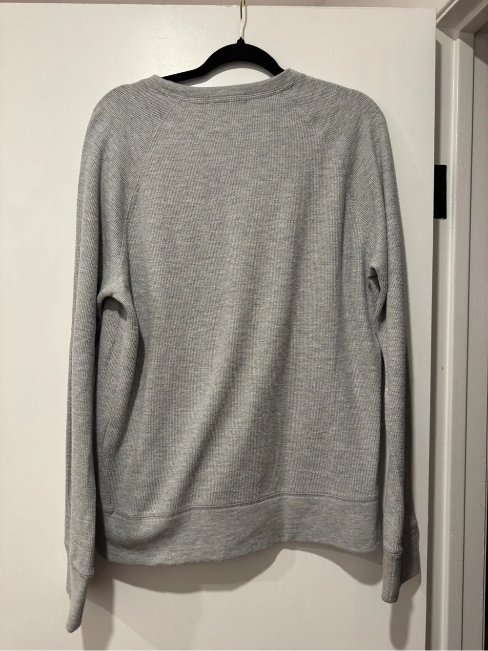 Banana Republic Gray Knit Long Sleeve Shirt | Size Medium